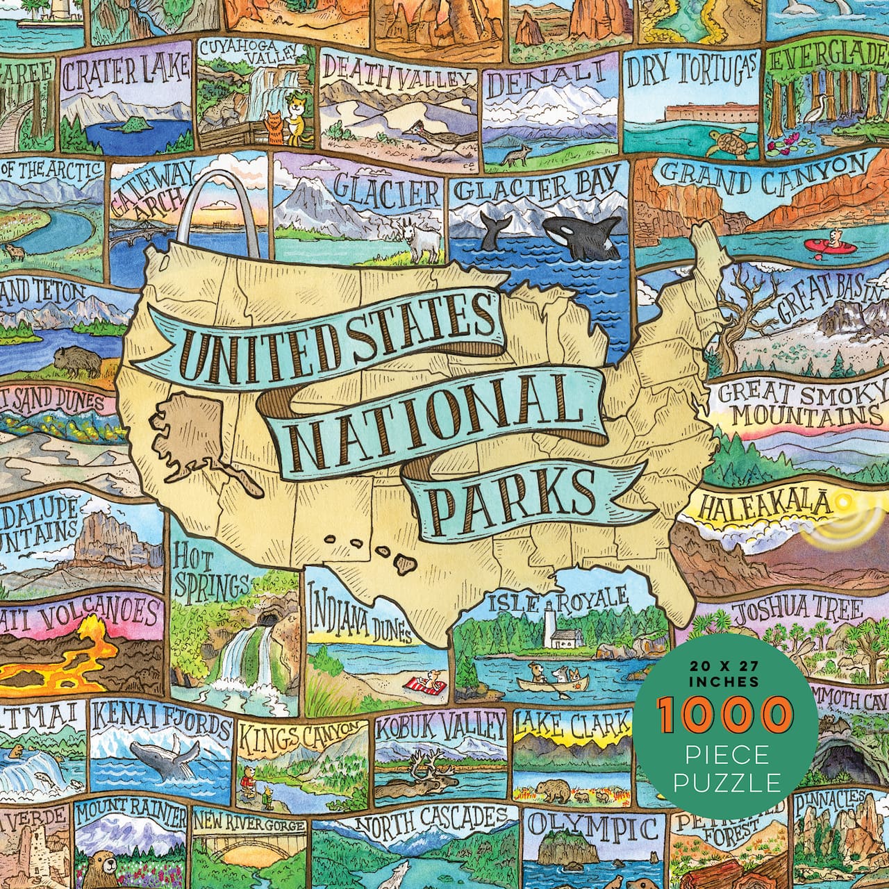 TF Publishing National Parks 1,000 Piece Jigsaw Puzzle